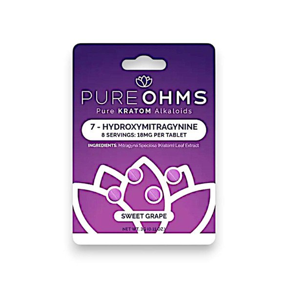 Pure ohms 18mg citrus 4 count - box of 10 pack